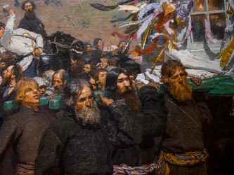 Procession religieuse dans la province de Koursk (détail)