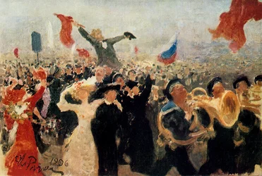 La manifestation du 17 octobre 1905