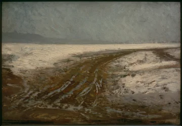 Chemin (route dans la neige)