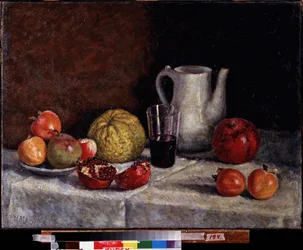 Nature morte avec une grenade