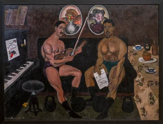 Autoportrait et portrait de Piotr Konchalovsky
