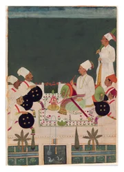 Un chef Rathore avec ses parents