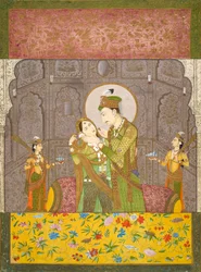 Un prince et sa consort, c.1790