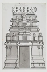 Un gopuram à deux étages