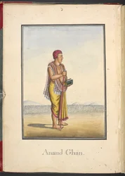 Anand Gran, pandit de Bénarès, auteur de la version persane de l