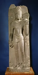 Bodhisattva Padmapani, Nalanda, Bihar, dynastie Pala