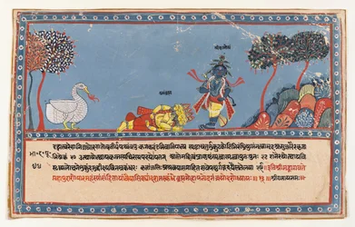 Brahma adore Krishna, page d