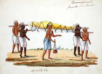 Procession funéraire brahmane