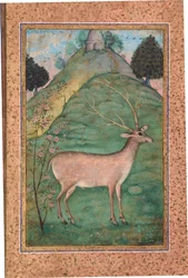 Cerf dans un paysage, c.1595