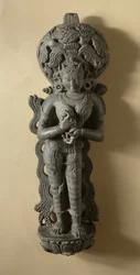 Ganga, déesse qui personnifie le fleuve sacré Gange, Mahanad, Bengale