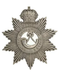 Insigne de casque, Bombay Volunteer Rifles, 1877-1901