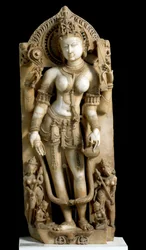 Art indien : la divinité Saraswati (Sarasvati)