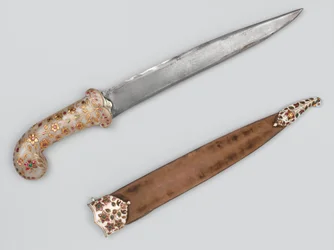 Khanjar ayant appartenu à Tipu Sultan, pris à Seringapatam, vers 1799