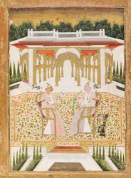 Nawab Mir Alam Bahadur et Raja Chandu Lal Bahadur