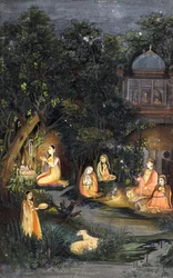 Culte nocturne et festin, vers 1770