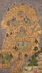 La citadelle dorée de Ravana à Lanka
