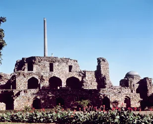 Ruines de la citadelle Kotla Firuz Shah, fondée par Firuz Shah Tughluq (1351-88)