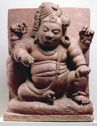 Siva en nain, culture de Mansar, 500 après J.-C.