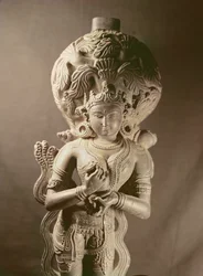 Statue de Ganga, Mahanad, Bengale, Dynastie Sena (1050-1202)