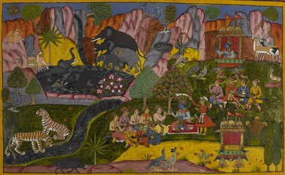 Les dieux louent Rāma et l