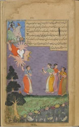 Les femmes de Svetadvipa malmènent Ravana