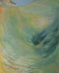 Le chant de la sirène, 2024 (huile sur toile)