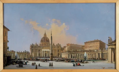 Bénédiction papale sur la Piazza San Pietro