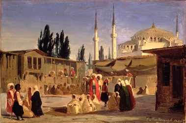 Le bazar des esclaves, Constantinople