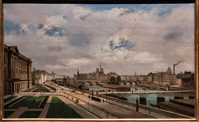 Vue de Paris depuis le Palais du Louvre