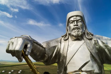 La statue équestre de Genghis Khan, partie du complexe de la statue de Genghis Khan, 2015