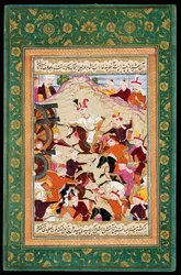 Shah Ismail I à la bataille de Chaldiran