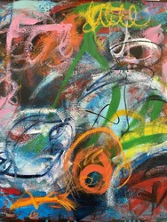 Expressionnisme abstrait coloré