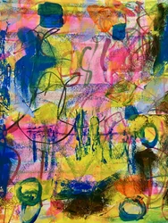 Expressionnisme abstrait coloré