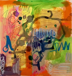 Abstrait dynamique et coloré