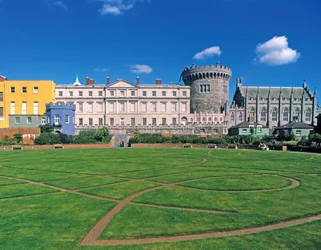 Château de Dublin, vue des jardins
