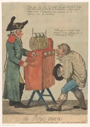 Homme avec une boîte à images