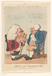 Caricature du médecin de village, 1799 (Familiar Ghosts)