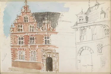 Hôtel de ville et la balance à Hoorn
