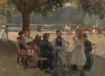 Dans le Bois de Boulogne près de Paris