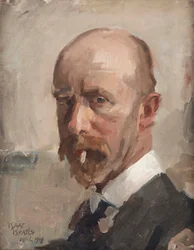 Autoportrait avec cigarette, 1909