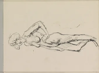 Femme nue debout
