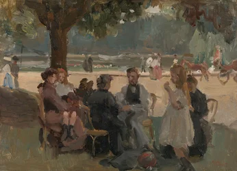 Dans le Bois de Boulogne près de Paris