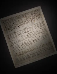 Deux pages de révisions des Principia Mathematica