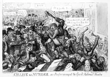 Killing no Murder, joué au Grand National Theatre, 1809