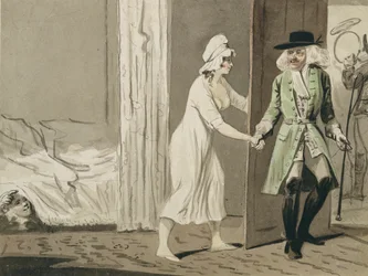 Le cocu part pour la chasse, c.1800