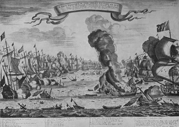 La Bataille de Barfleur, vers 1695, 1924
