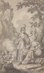 Frontispice pour Town and Country Magazine, Vol. II, No. 1