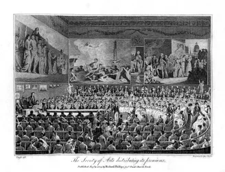 La Société des Arts distribuant ses primes, 1804