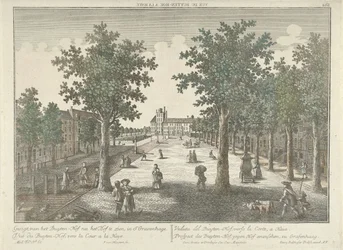 Vue du Buitenhof à La Haye