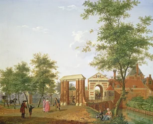 Vue de la Zylpoort, Harlem, 1780